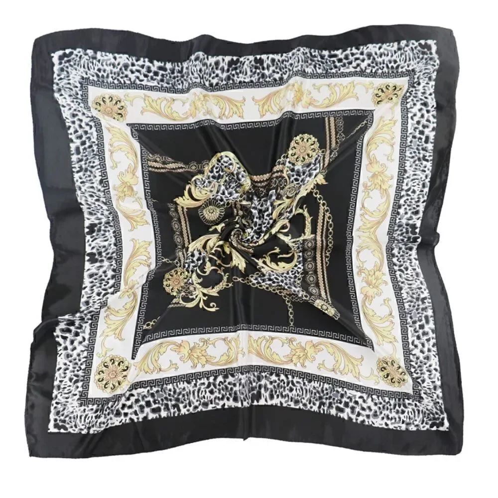 Black and gold Scarf - Picture 2 of 3